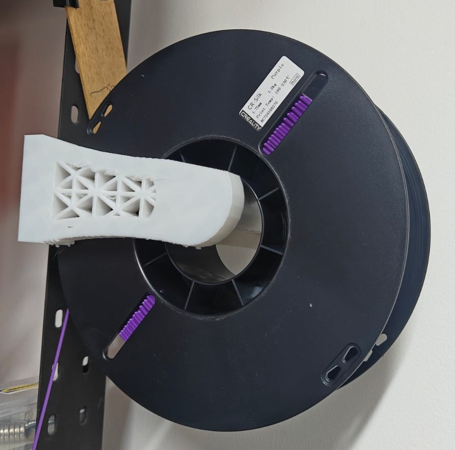 Wall mount spool holder