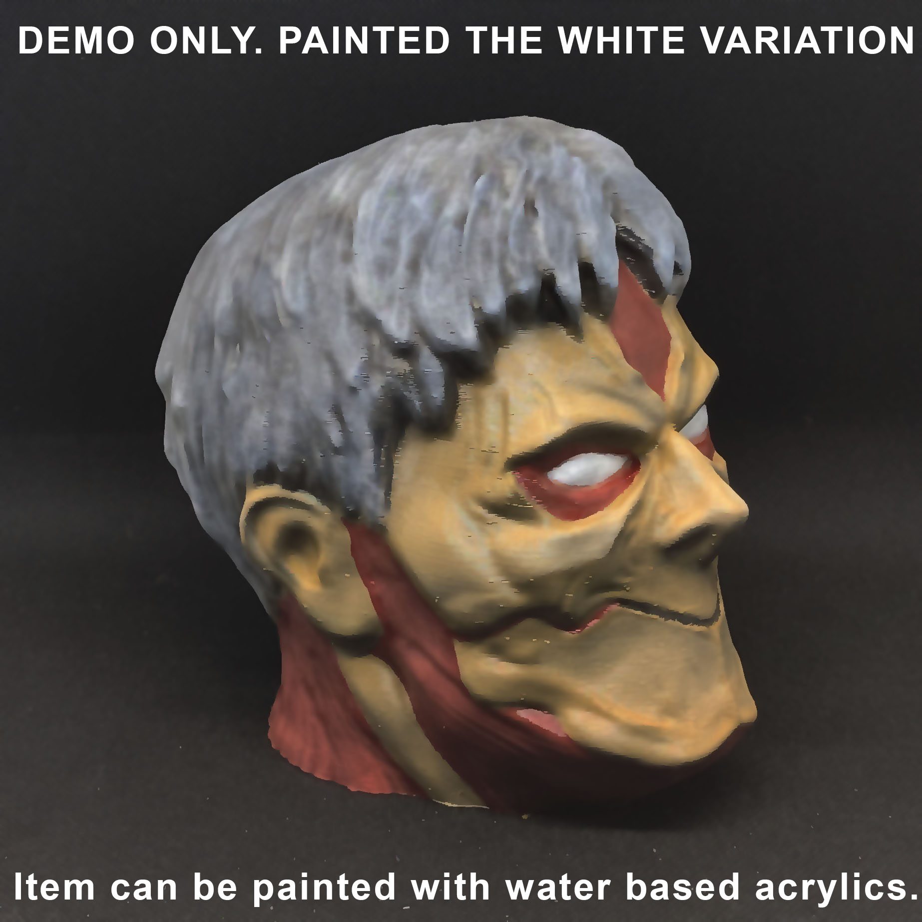 Armored Titan Headphone Stand – Attack on Titan Inspired Headset Holder - White