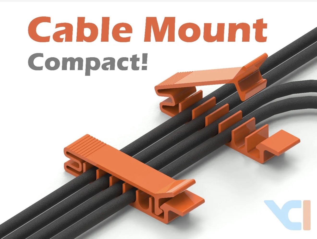 Cable Mount-White
