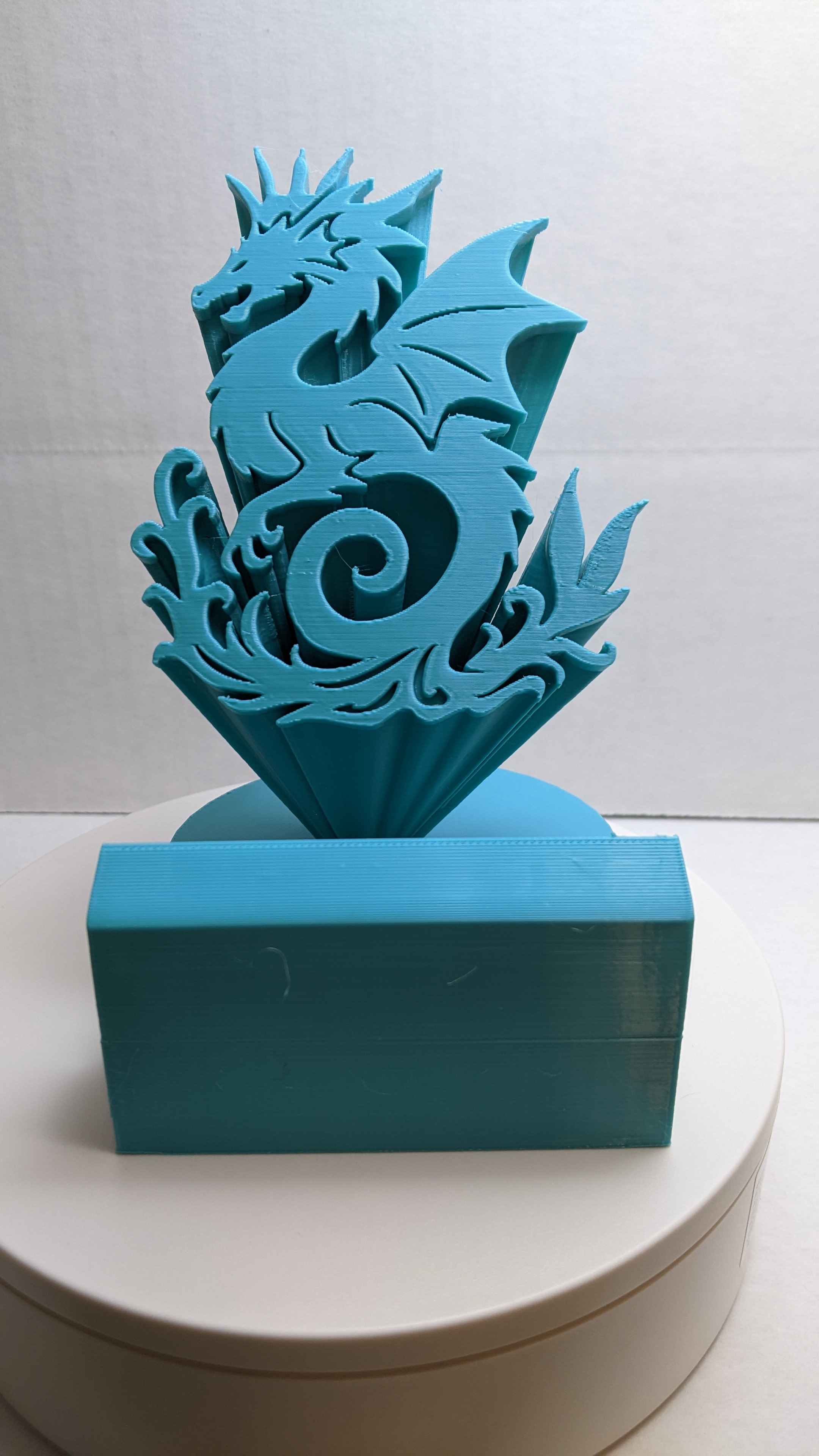 Matte Muted Red Sea Dragon