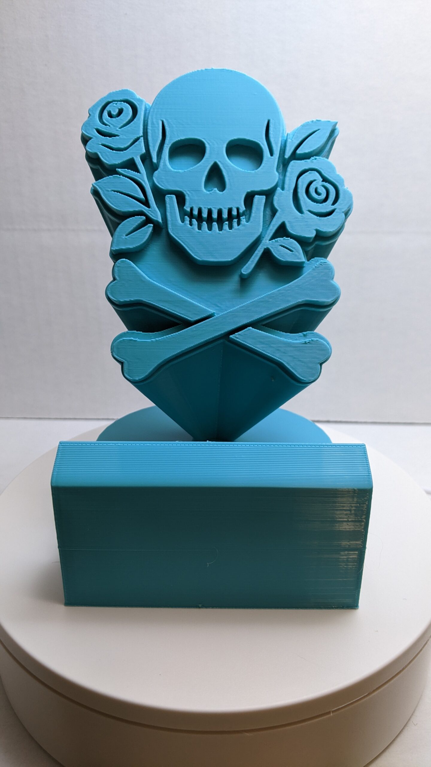 Skull Matte Blue