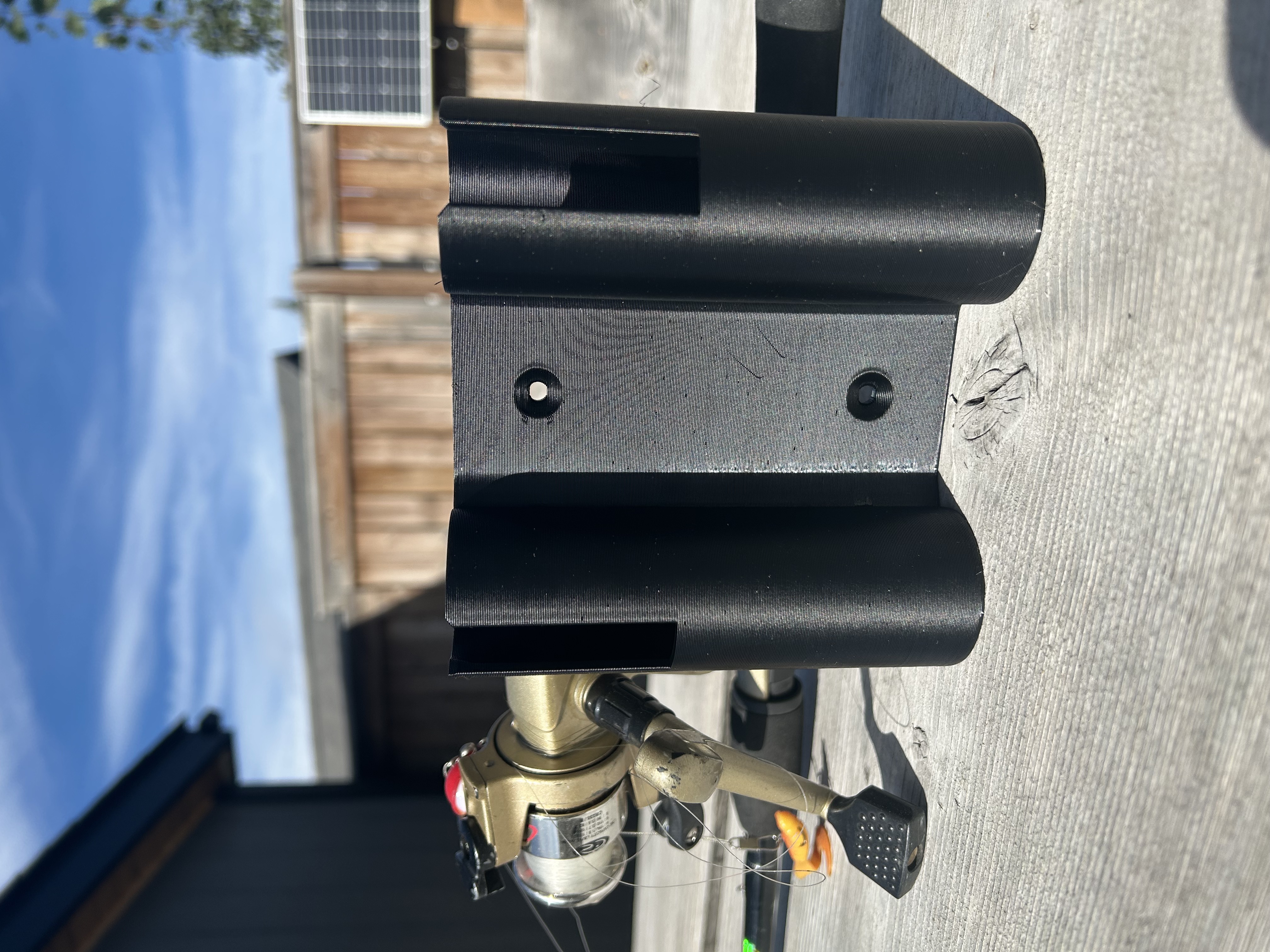 Fishing Rods wall support 