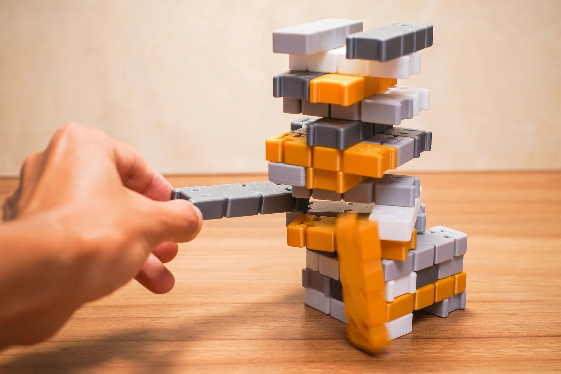 🐾 Cat-Themed Stacking Block Game 27 blocks set