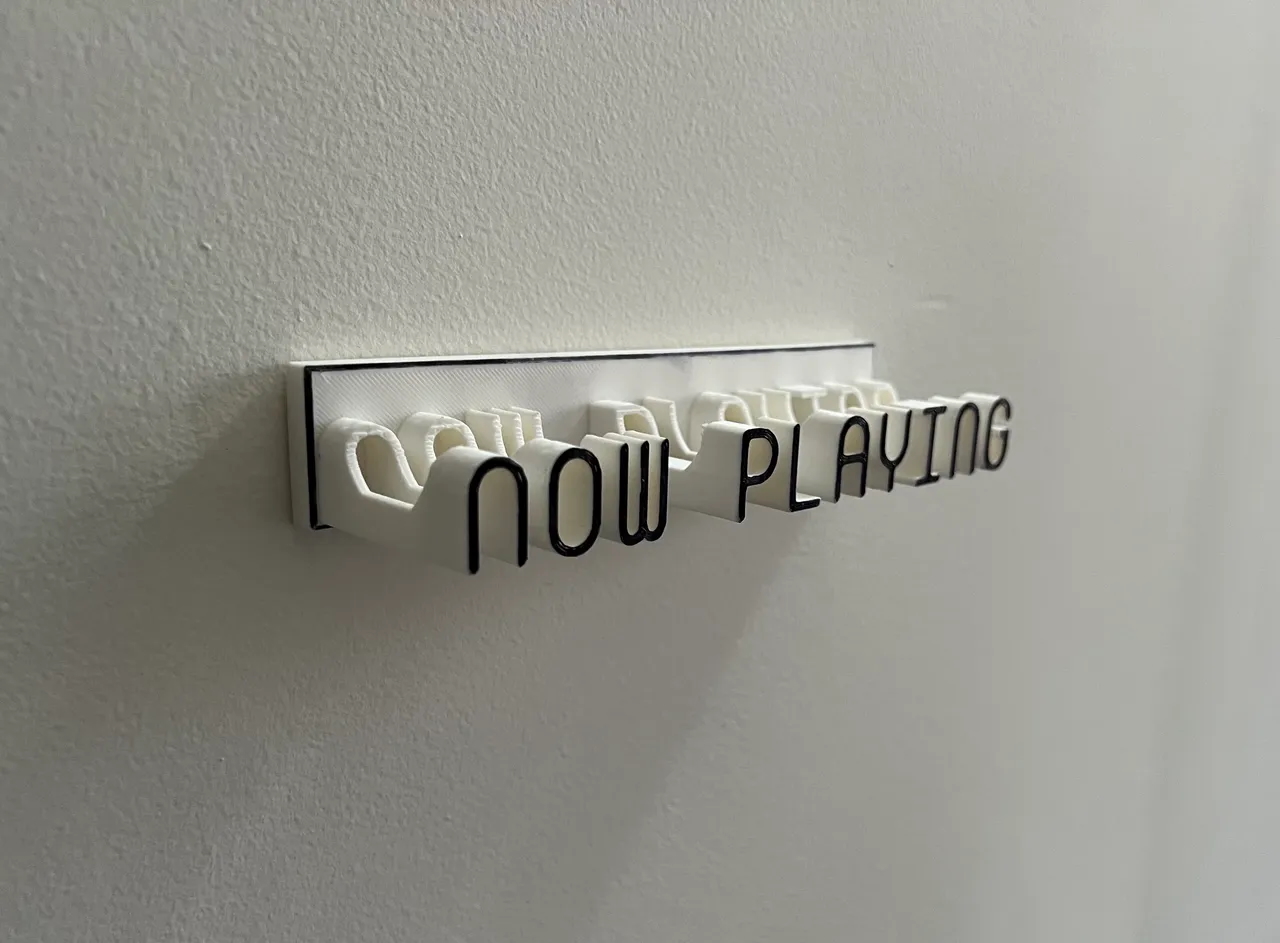 Now Playing record stand