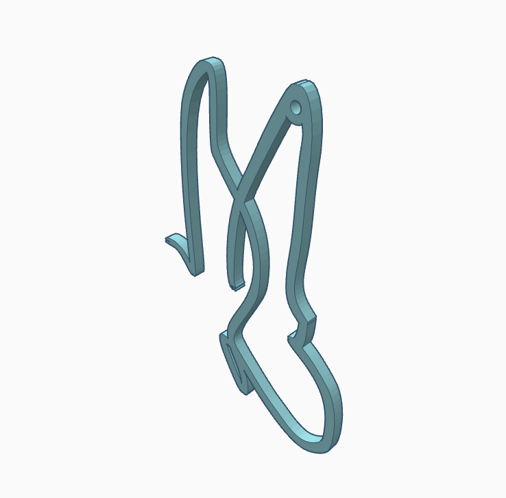 One-Line Butterfly Drop Earring