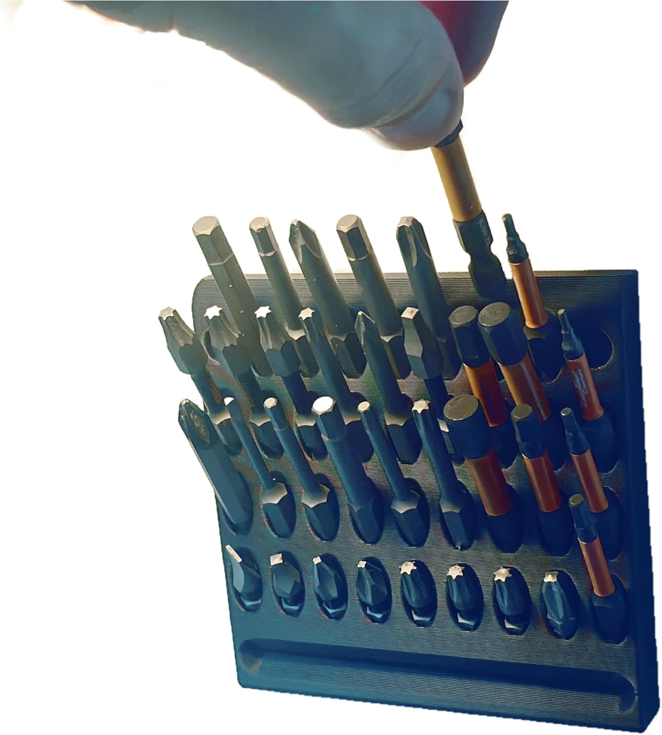 30x Drive 34's!  Better wall organizers your bits.