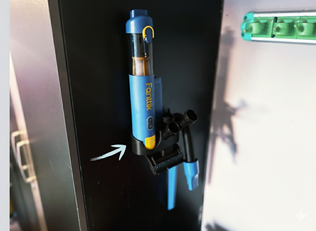 Fanttik Car Vacuum Cleaner Wall Mount. For Slim V8