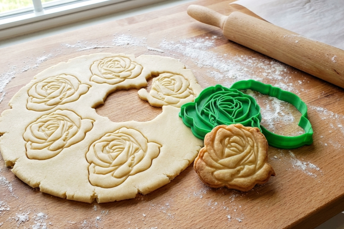 Rose cookie cutter