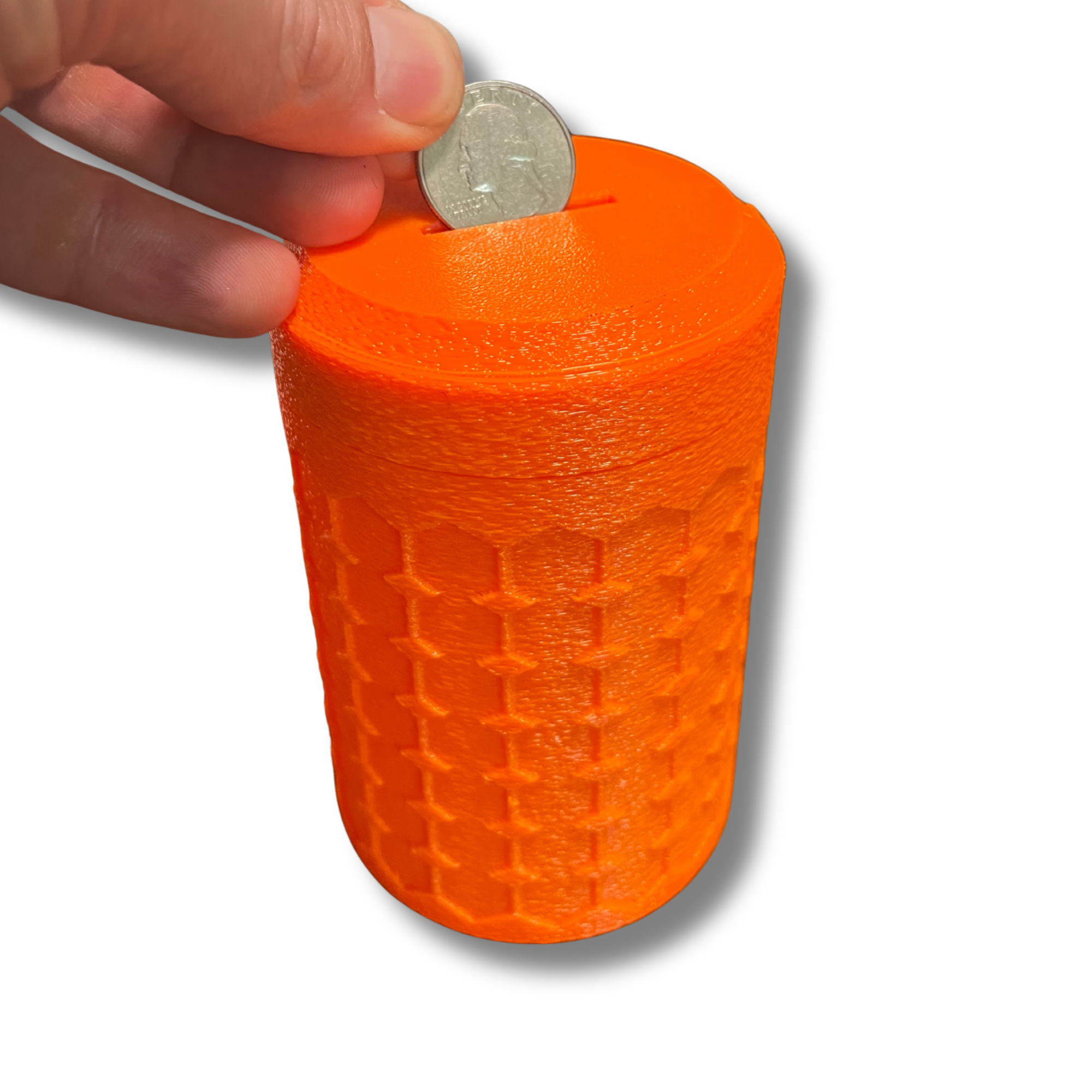 Triple Threaded jar for coins