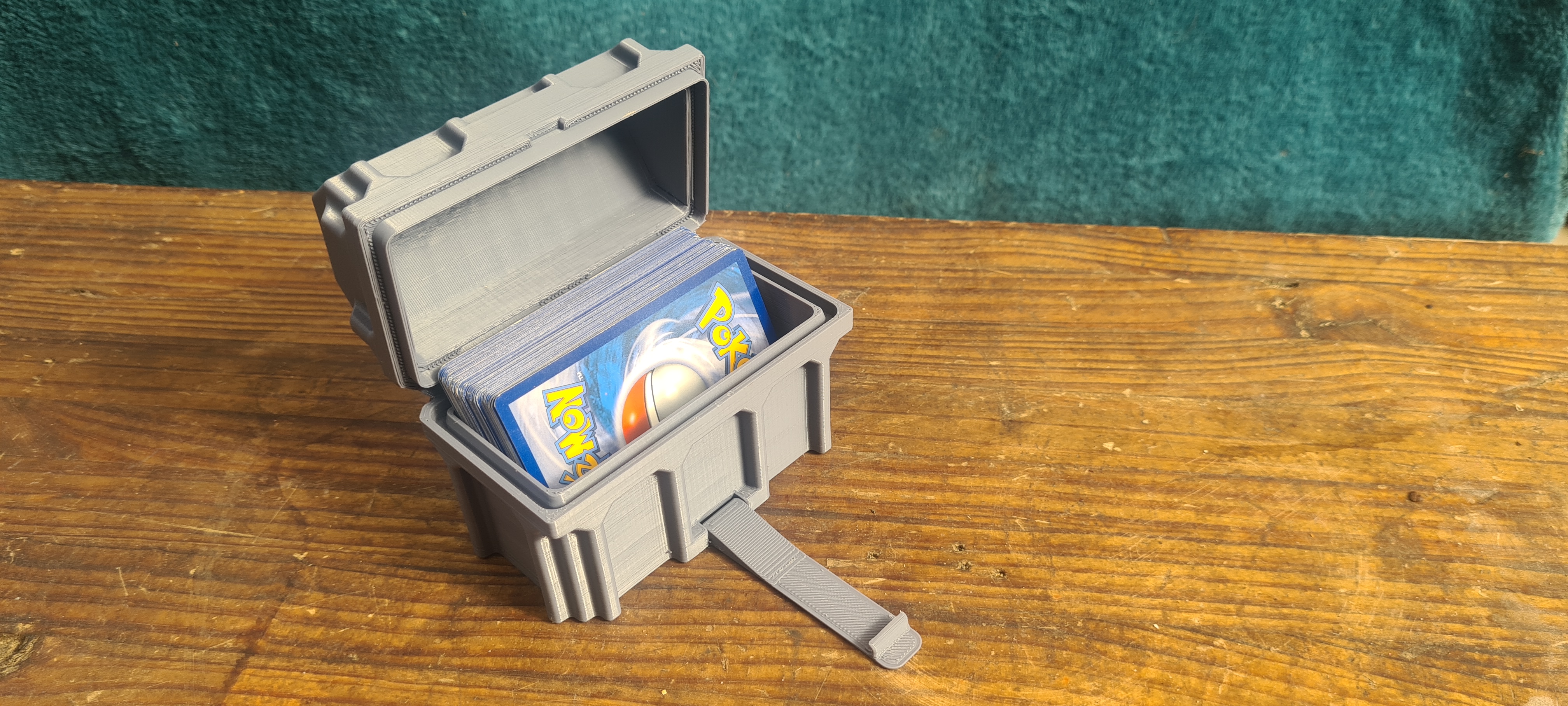 Small Card Box (blue) by Kanga Box