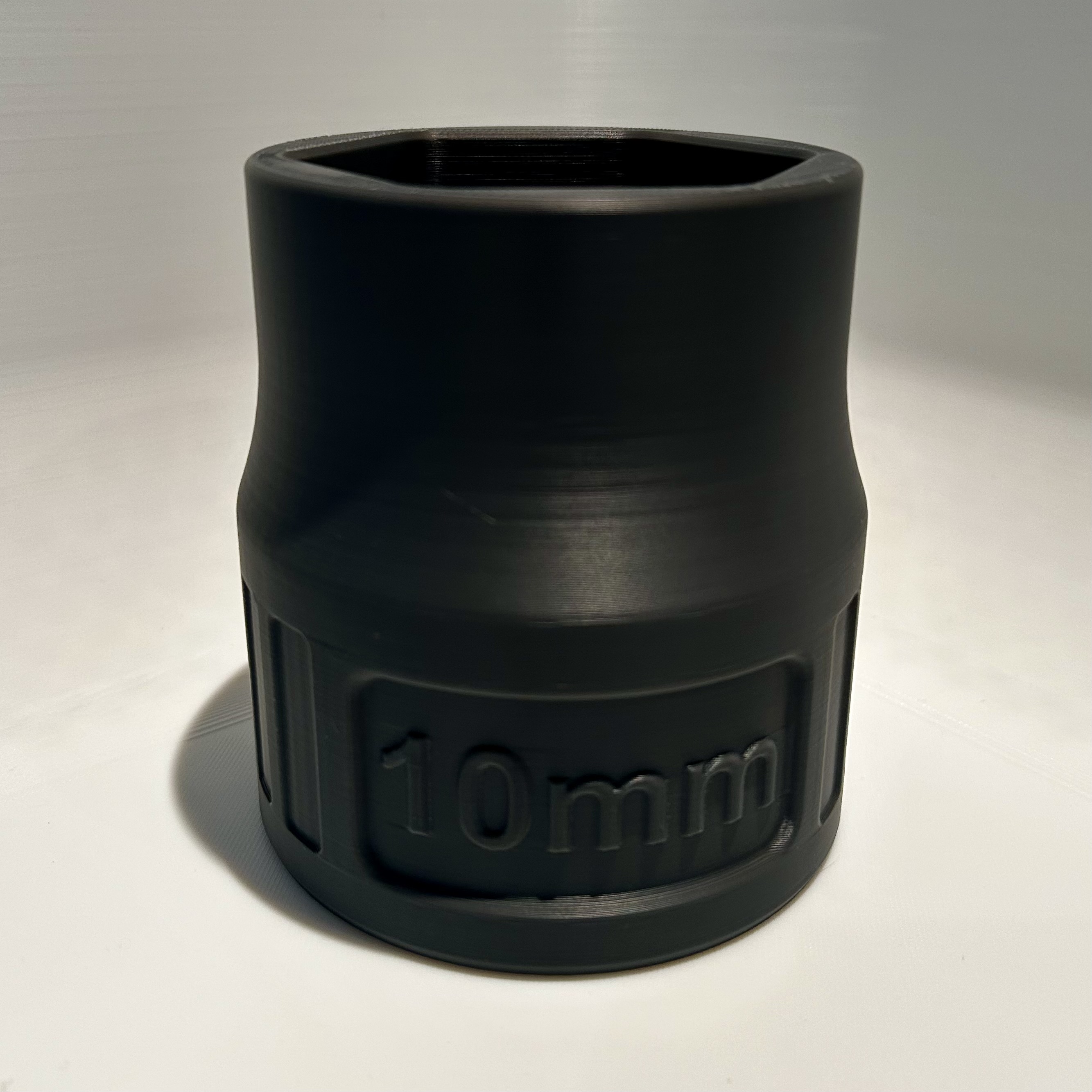 Black 10mm Socket Coozie