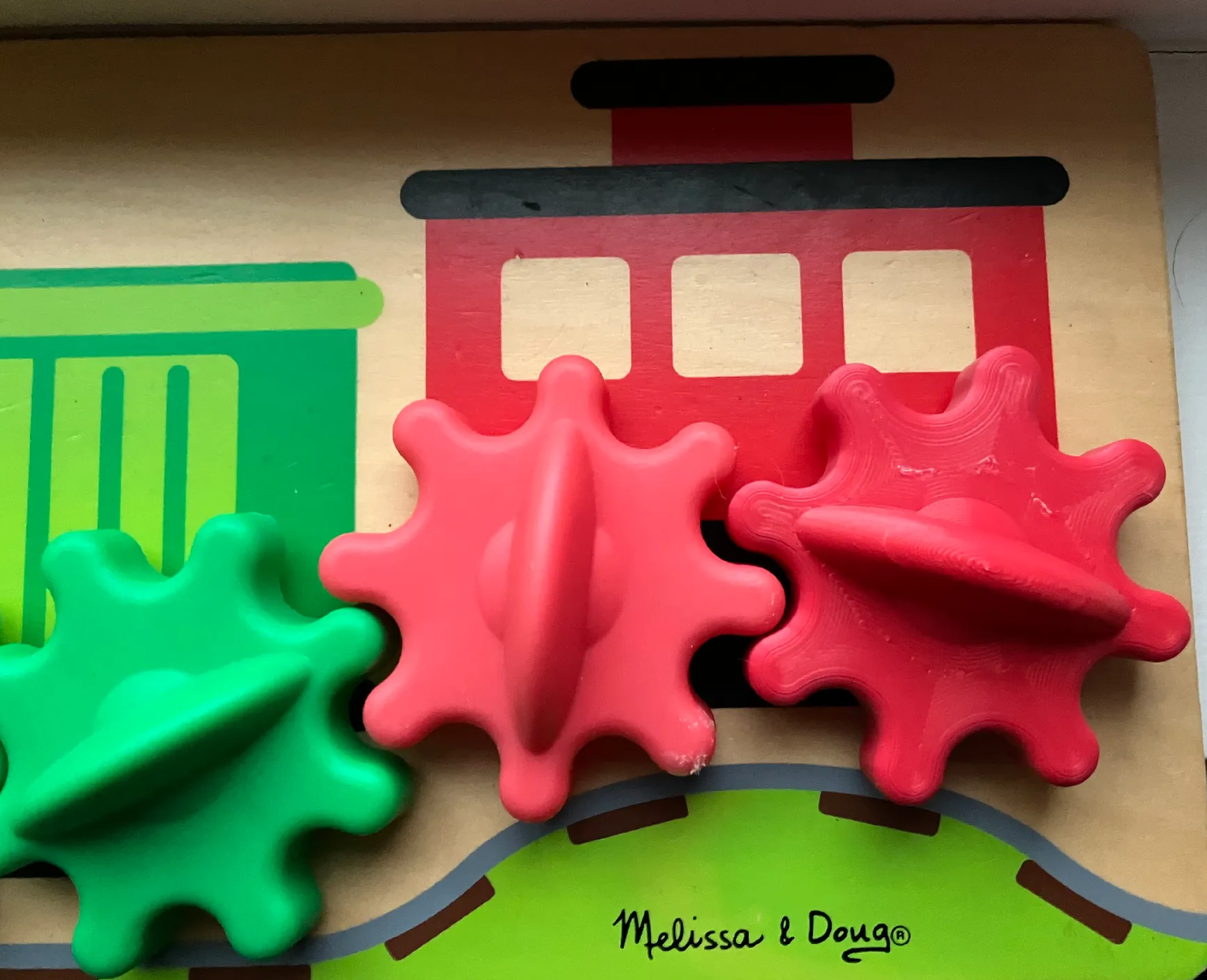 Melissa and Doug Train Puzzle Gear Piece