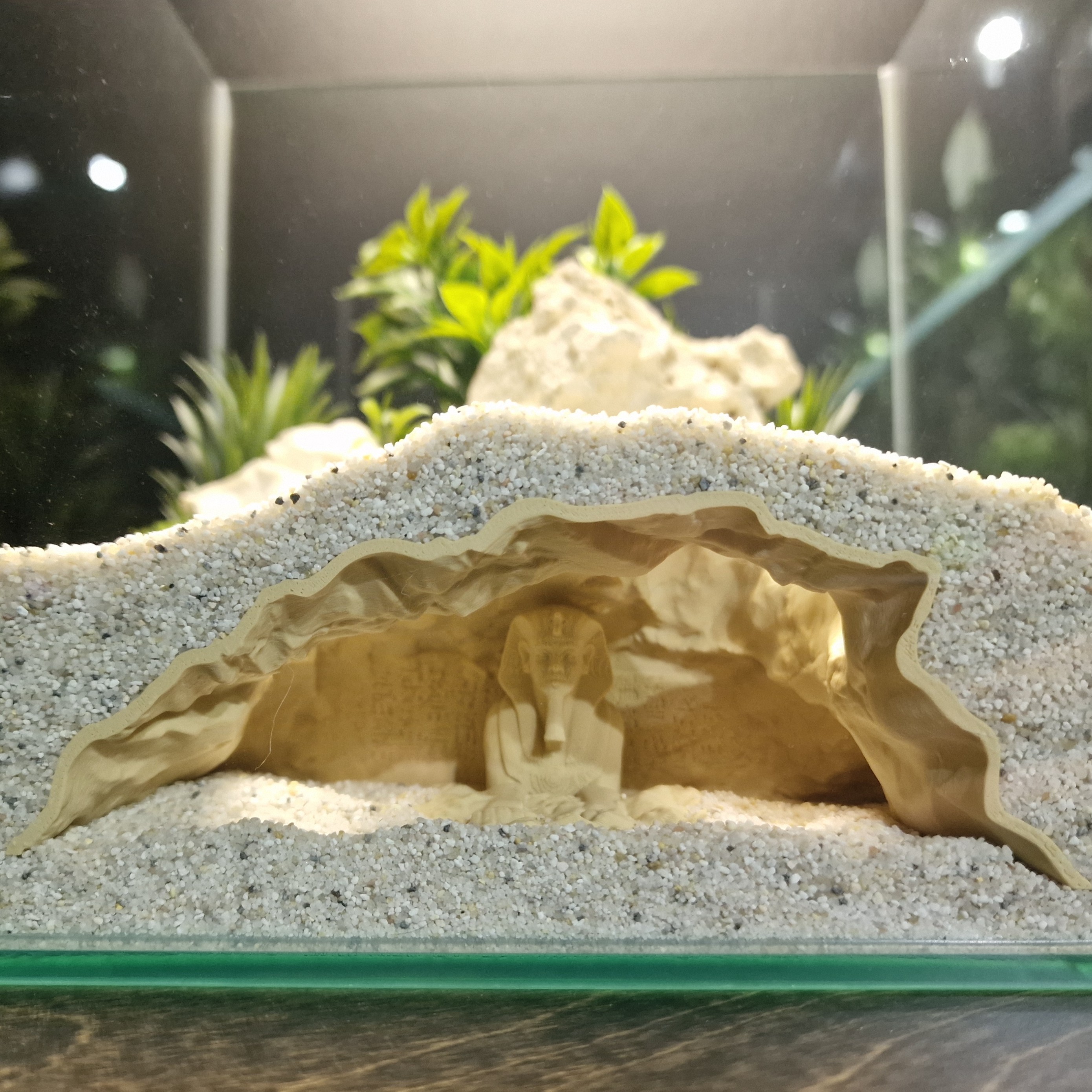 Aquarium Terarium cave Pharaoh (white)