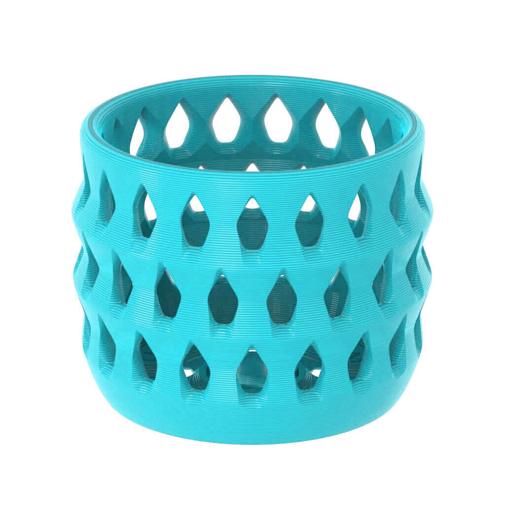 Mia Orchid Flower Vase - PLA Matte Blue