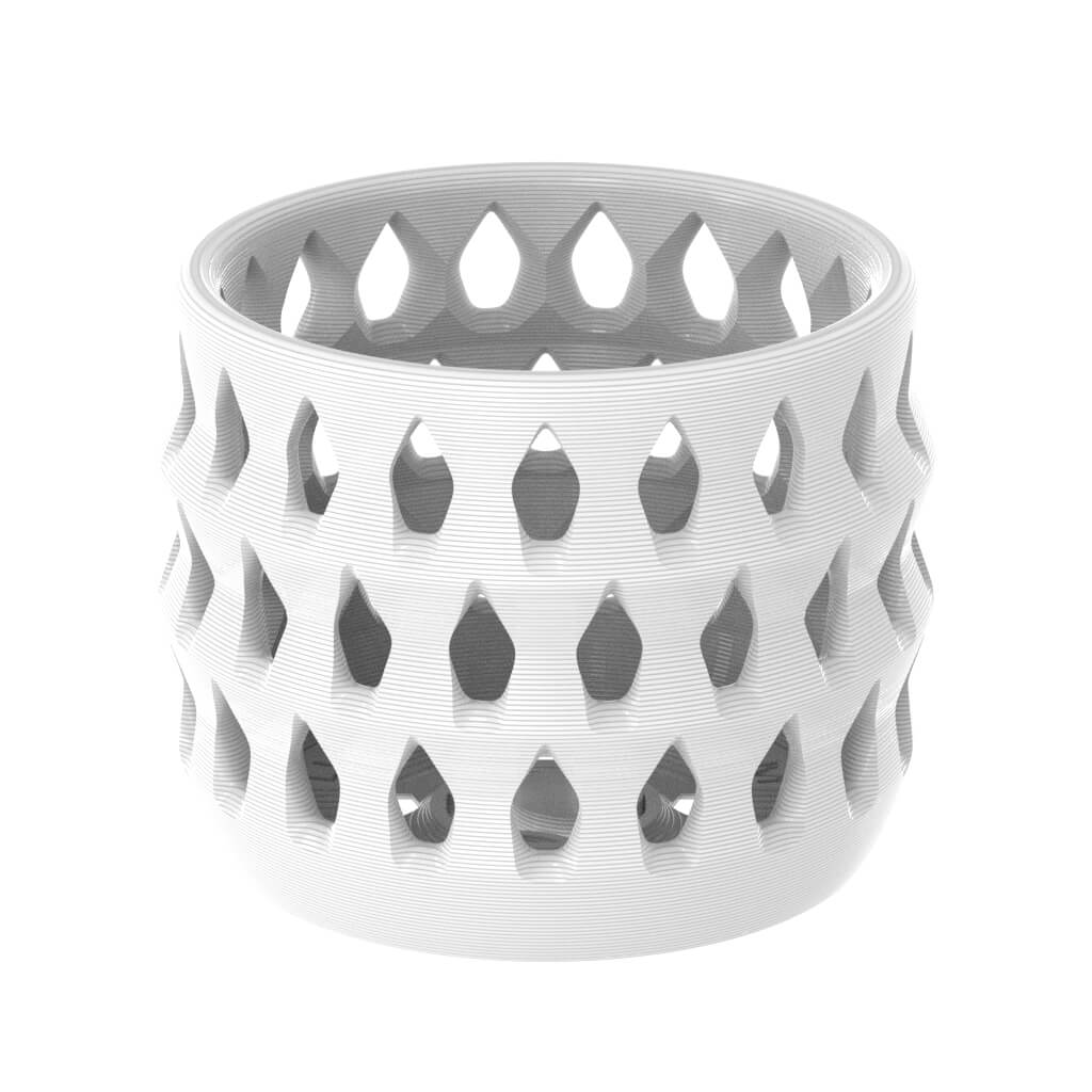 Mia Orchid Flower Vase - PLA White