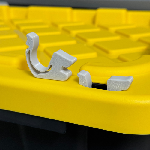 Smiley Clip - Storage Bin Latch - 36mm - 32 Pack - Black