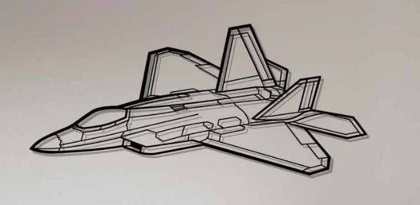 F-22 Raptor Wall Art
