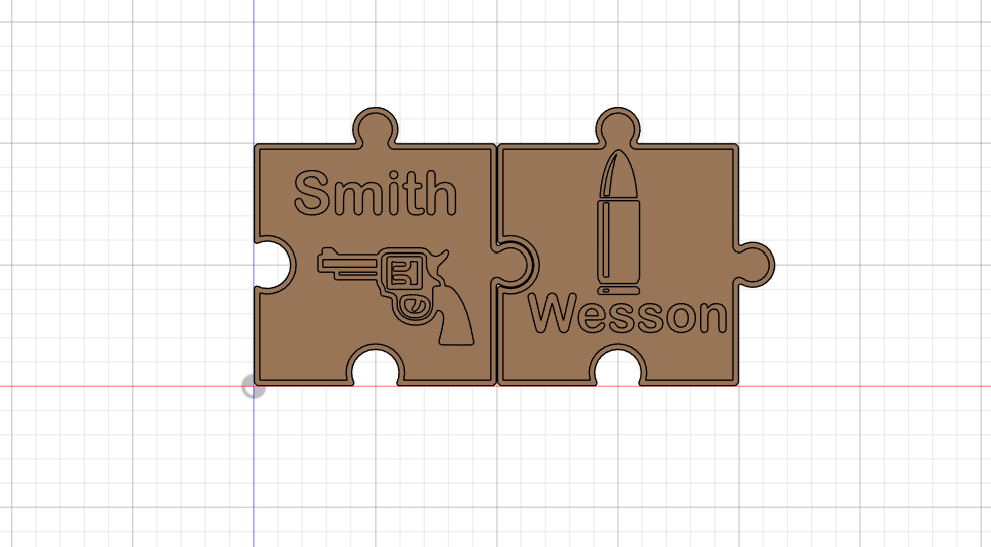 Smith and Wesson Puzzle Coasters