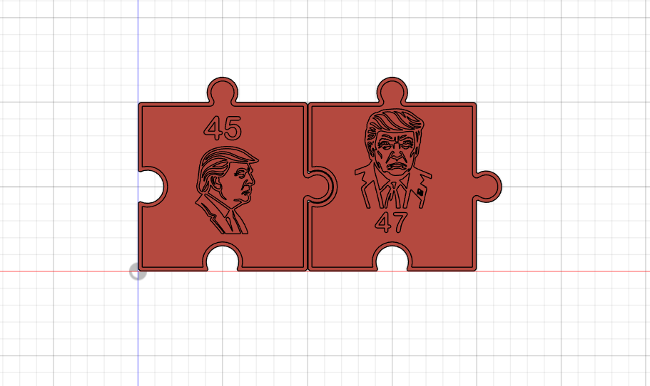 Trump Puzzle Coasters