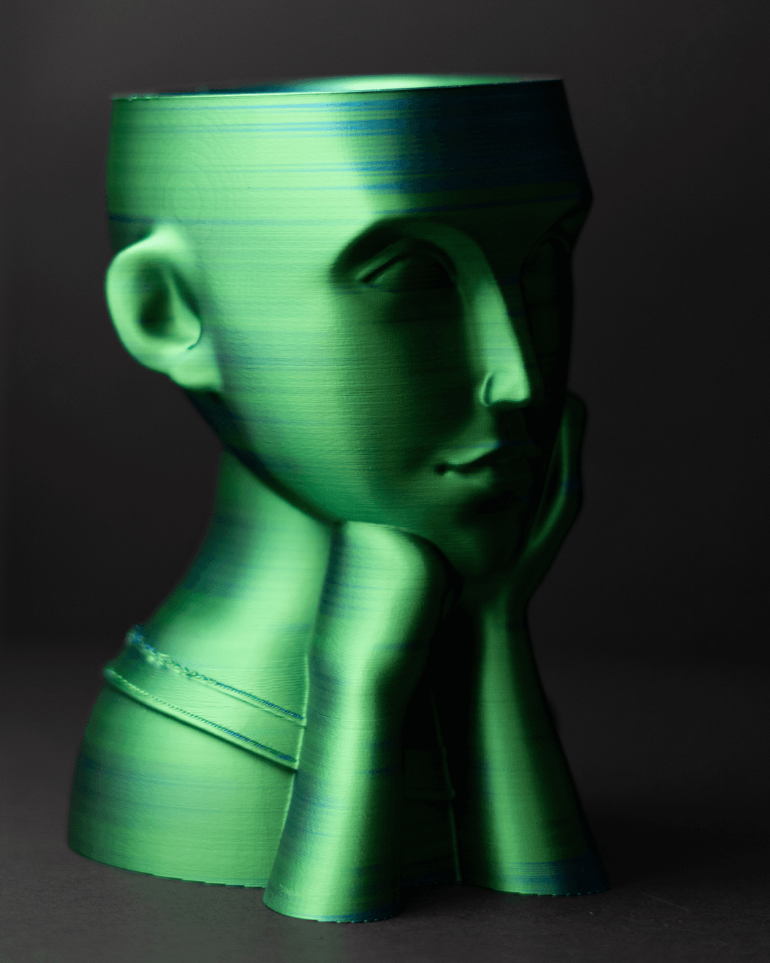 The Thinker Vase/Planter