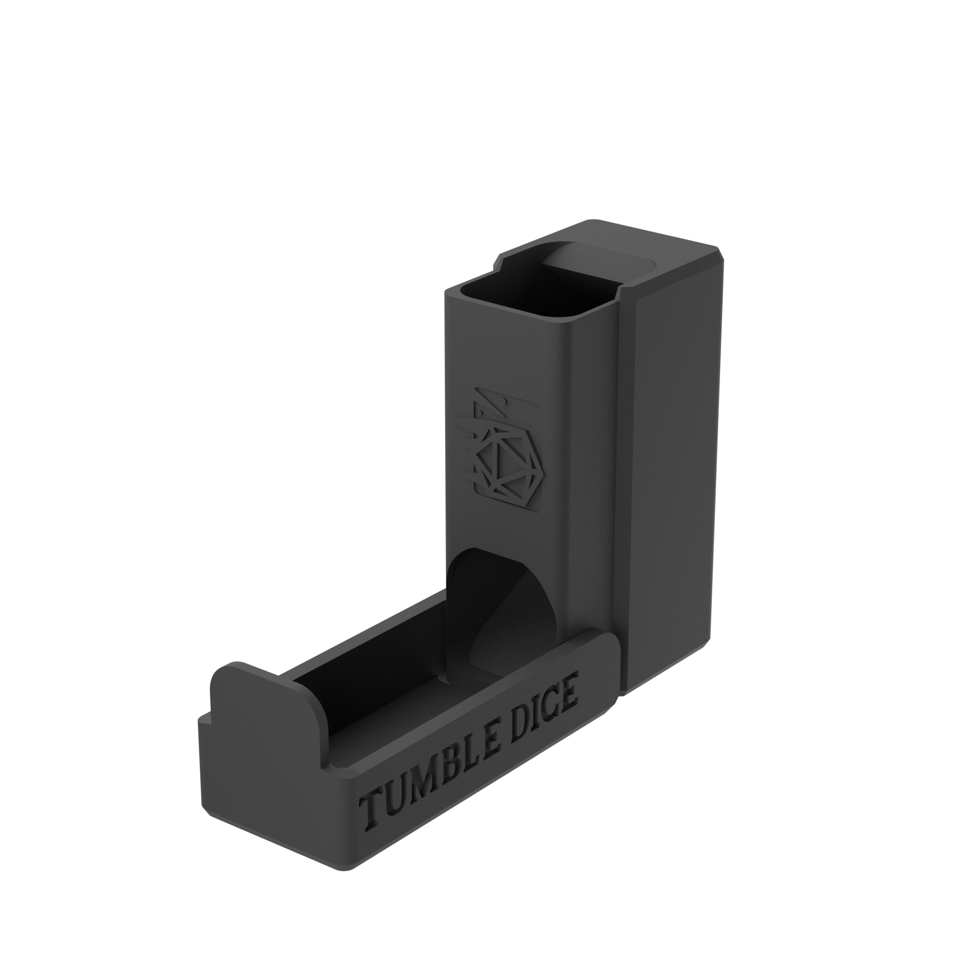 TumbleDice Tower 2 Matte Black (PLA)