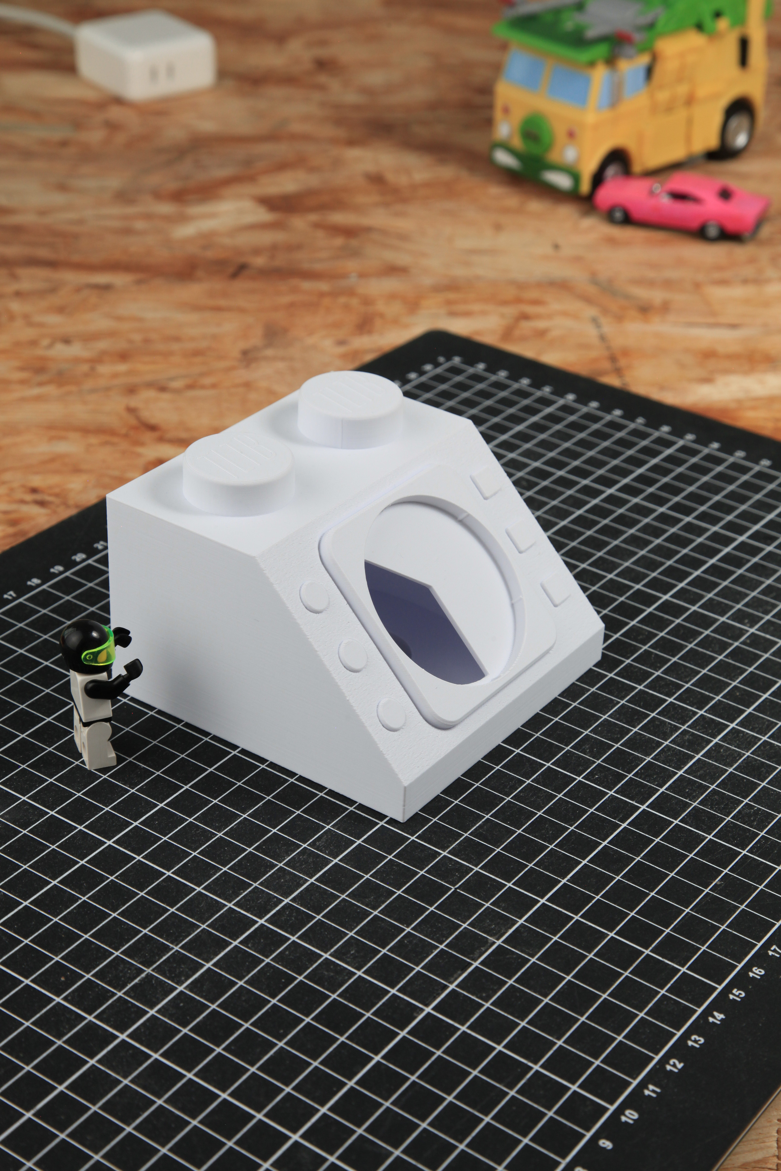 MagSafe Computer Brick - WHITE ( printed part only - NO CHARGER )