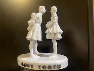 3D Printed Norman Rockwell Collection "Lost Tooth"