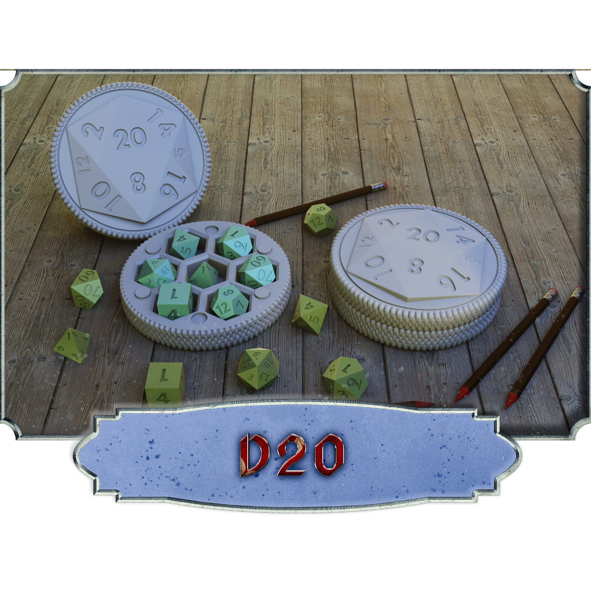 d20 Dice Vault