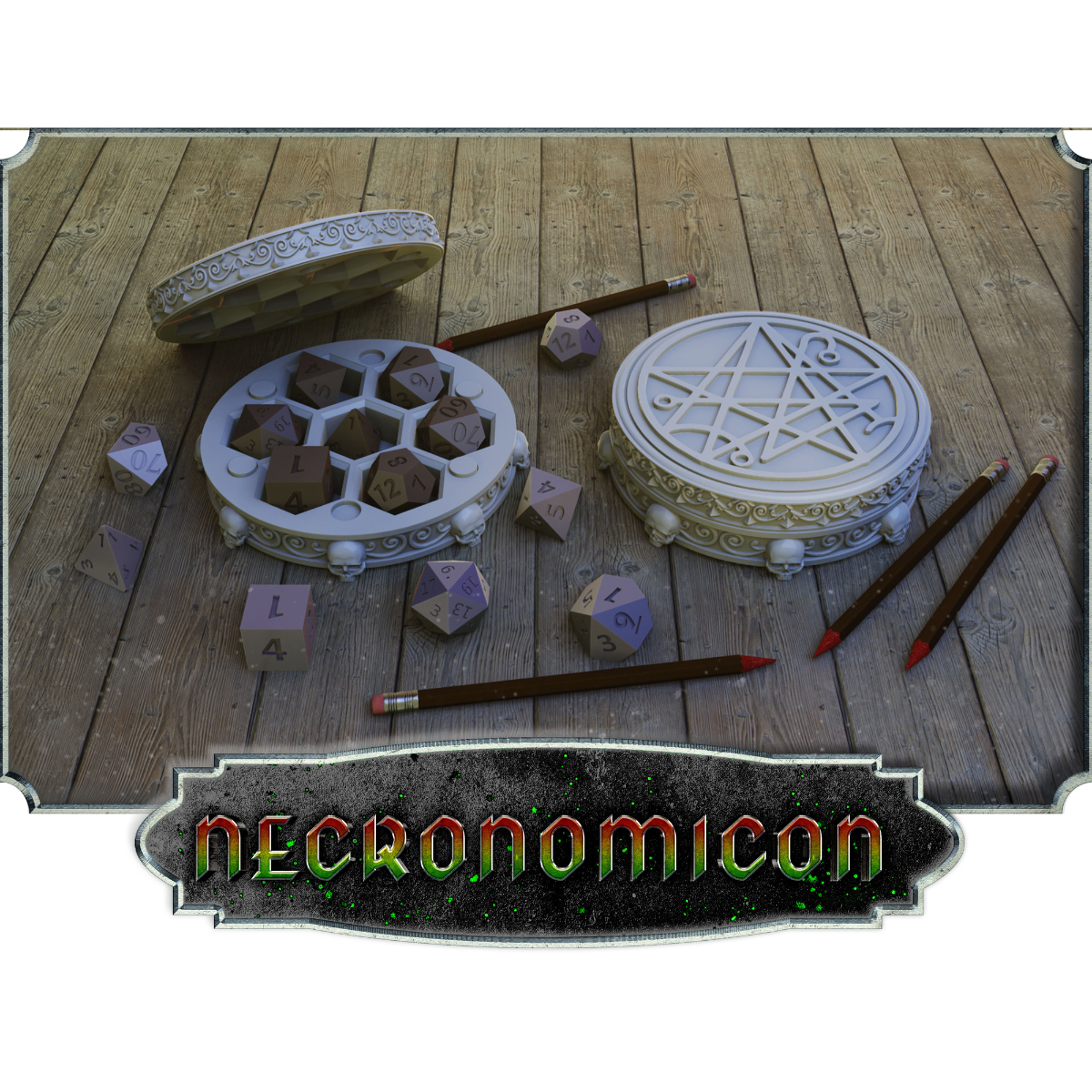 Necronomicon Dice Vault