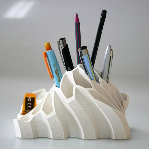 Desktop Pen holder - Modern Art Design