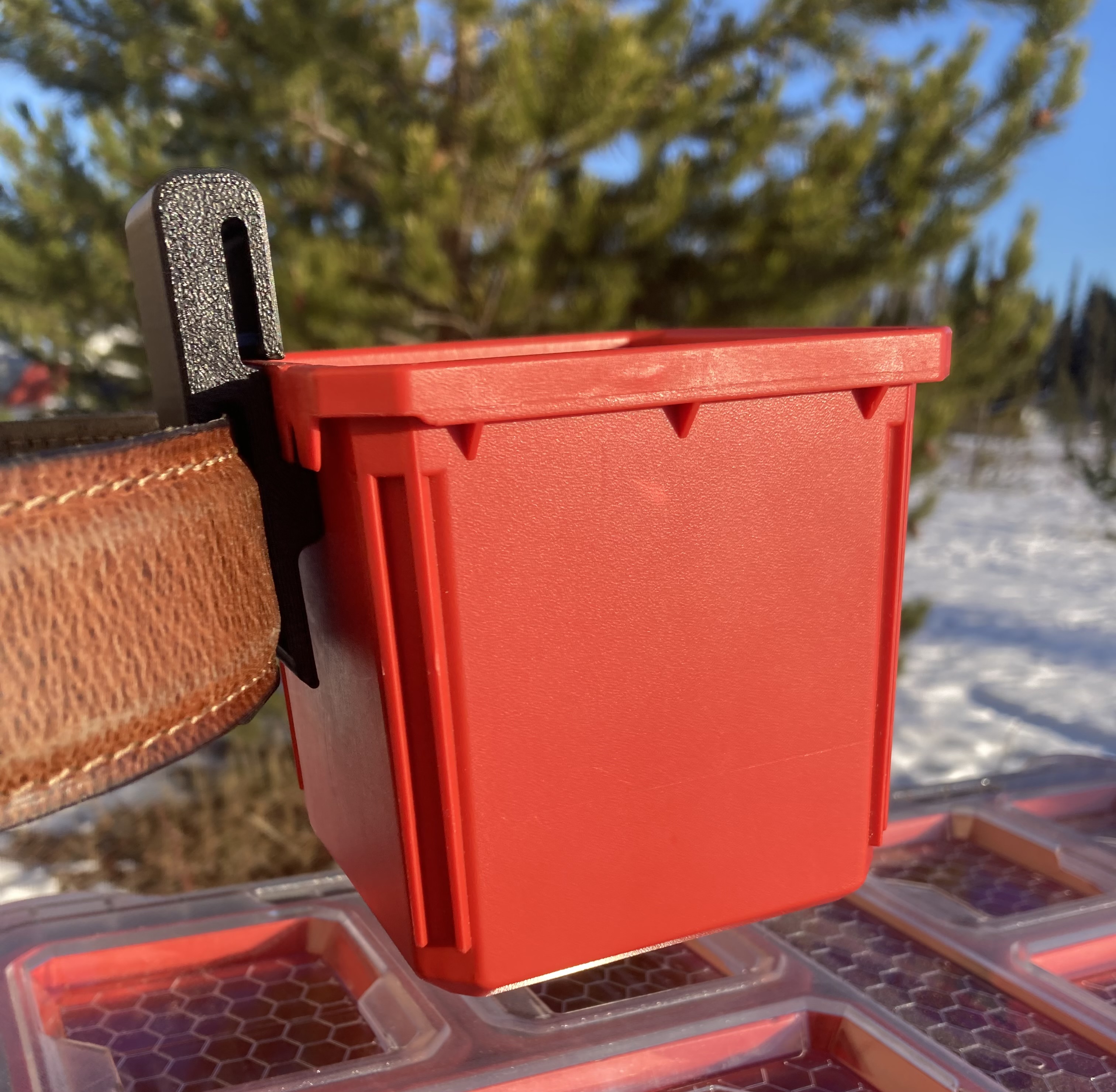 1 3/4"  Belt. Packout bin holder