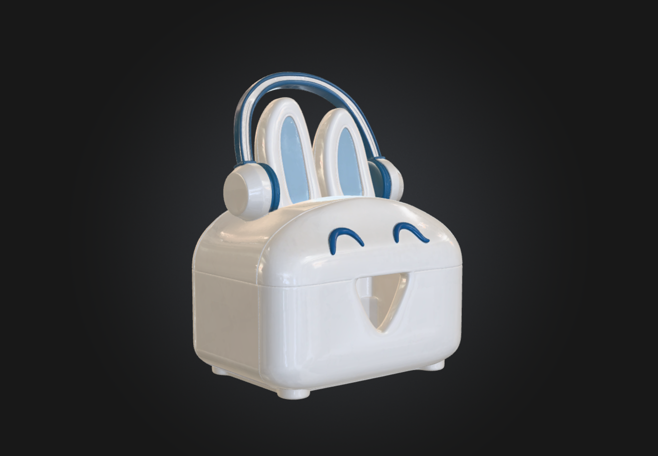 Bunny Tissue Holder Box