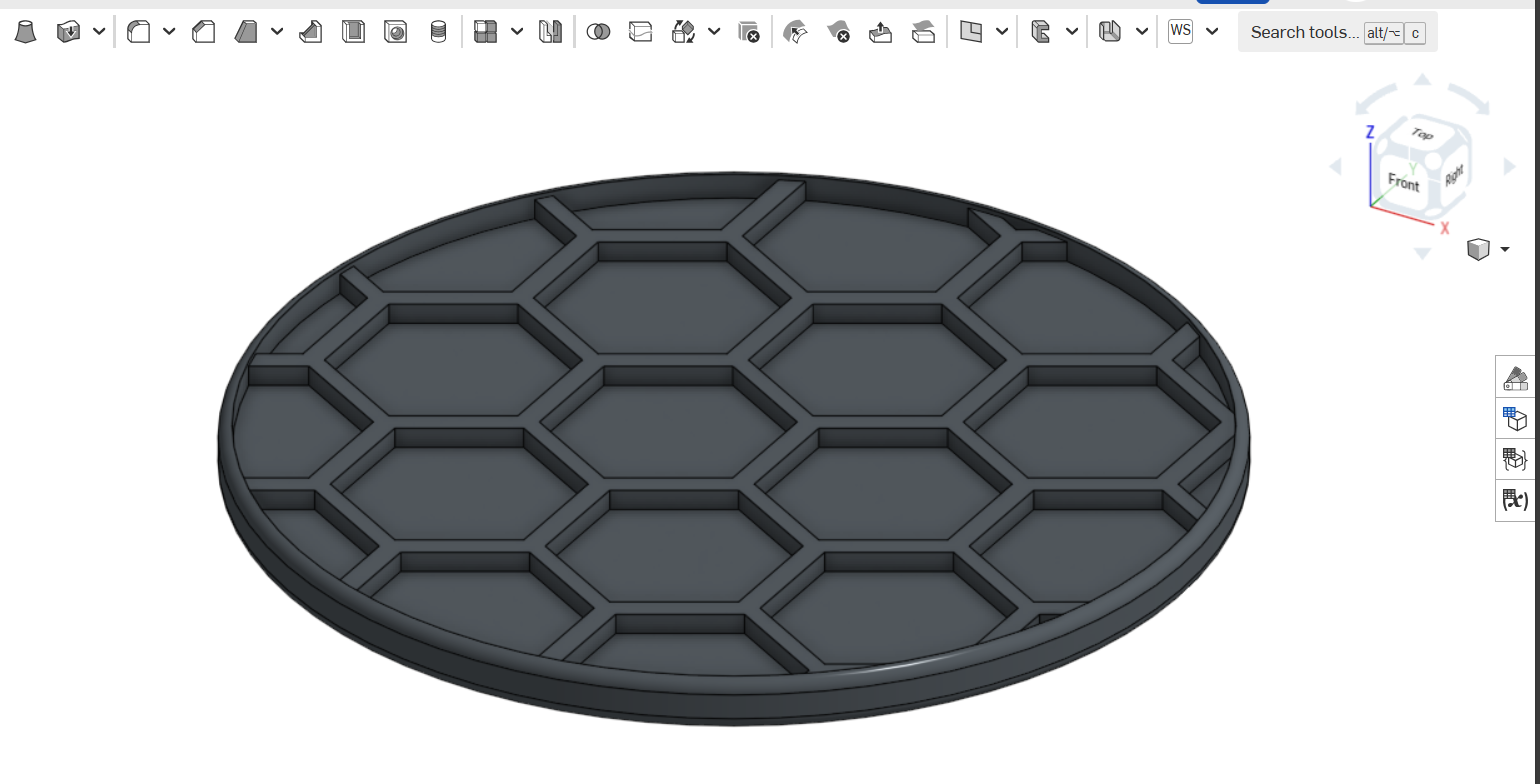 Geometric Honeycomb Coaster Set I Modern Design I 4 Pack