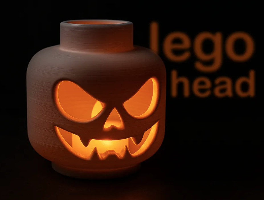 Lego Tealight  JackoLantern 
