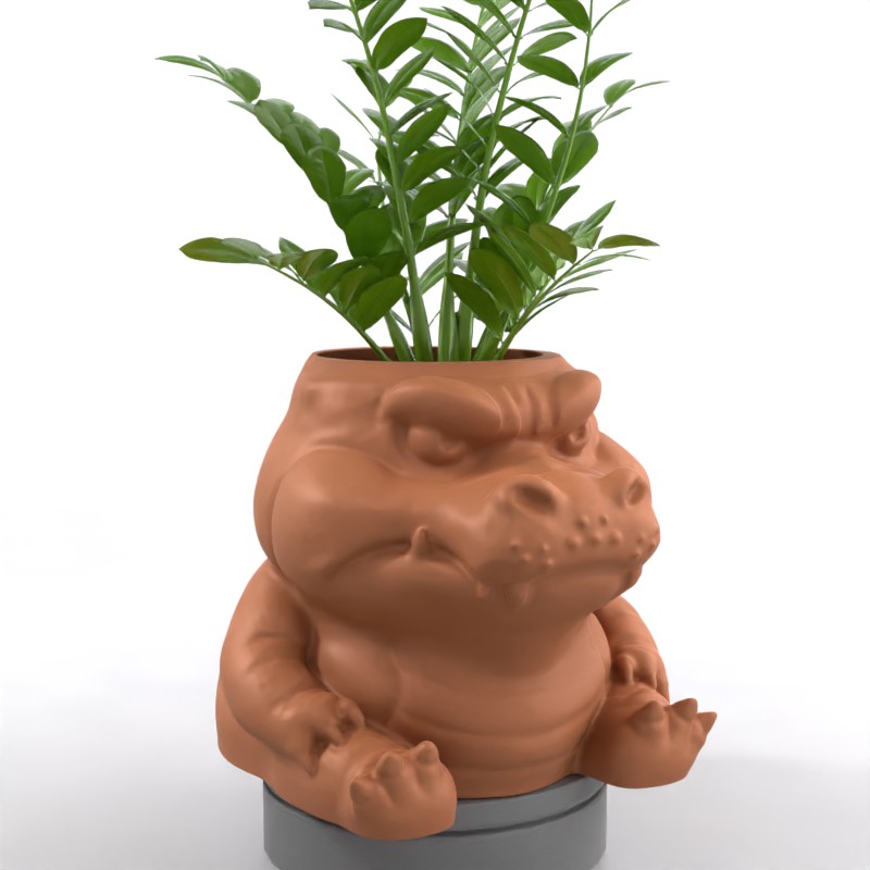 Angry Crocodile Succulent Planter, Pot, Pen, Cup or Candy Bowl