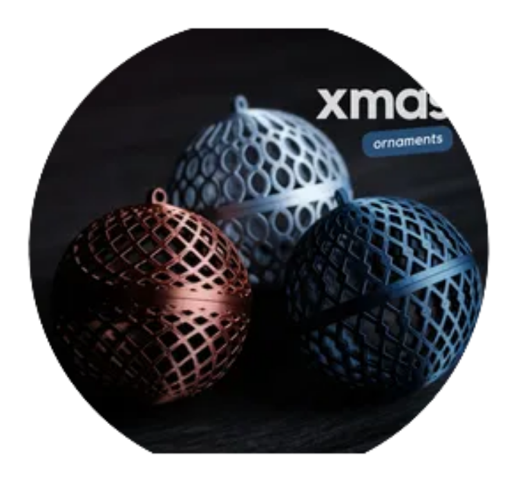 Christmas ornament  - RED