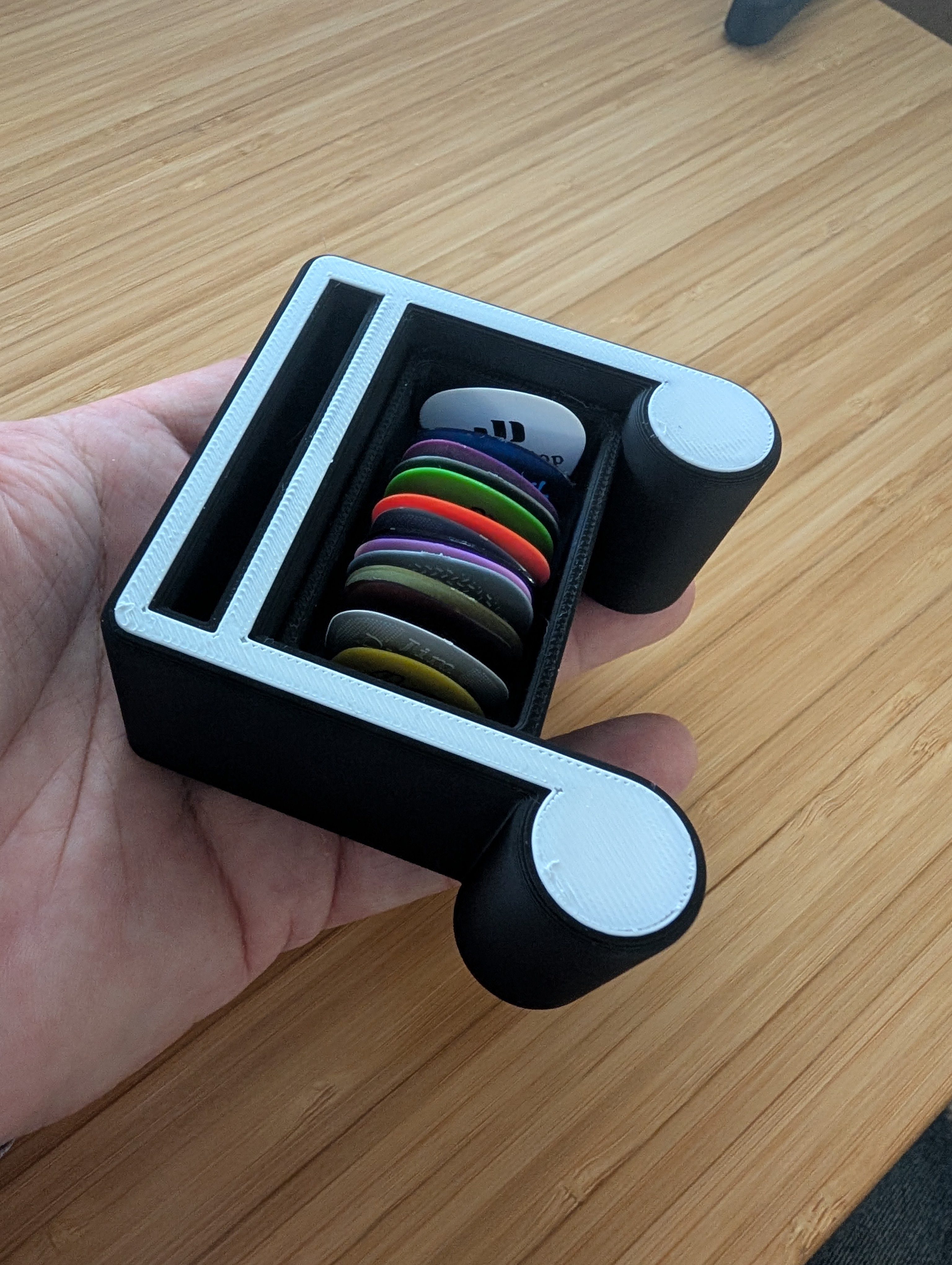 Musical Note Guitar Pick Holder