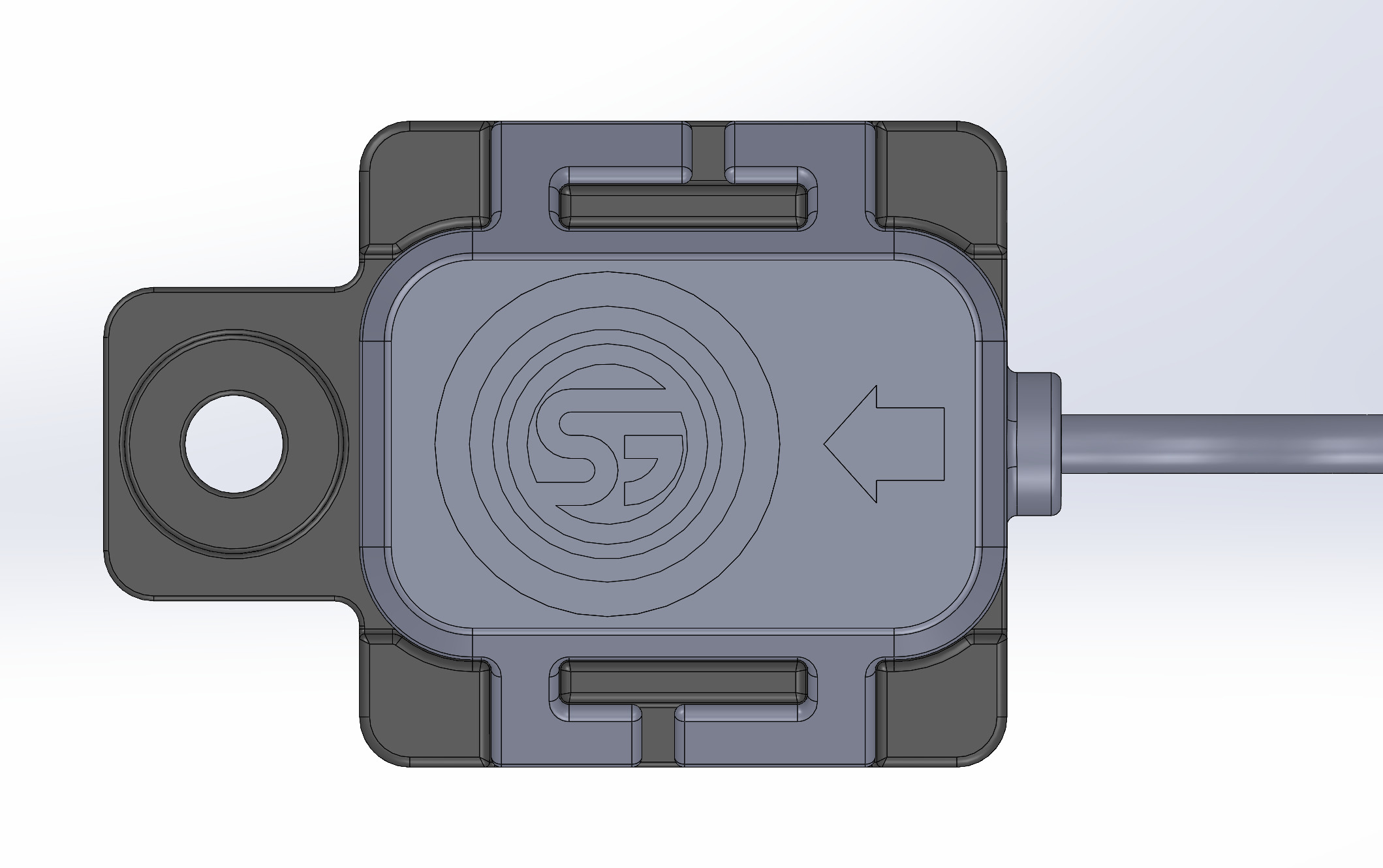 SG Pule Pro Button Mount - White PETG