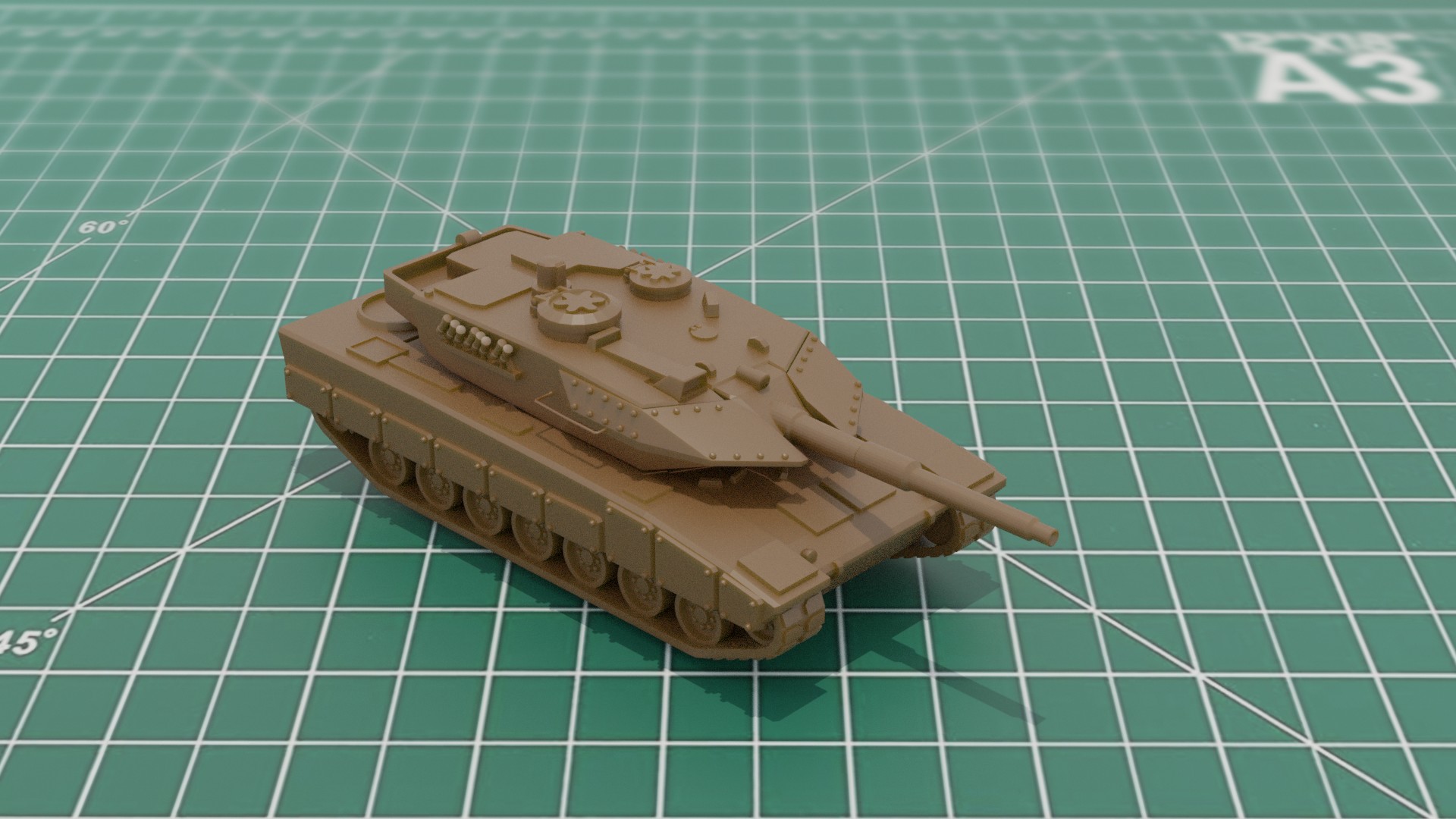 Leopard2 MBT Tank 15mm