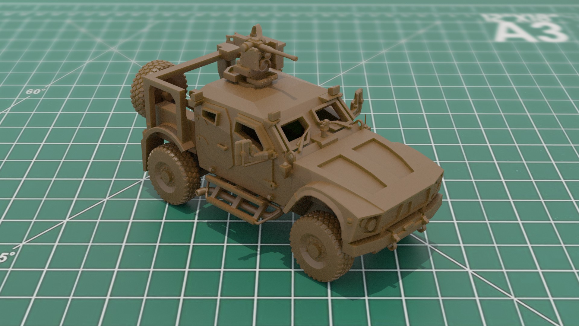 M-ATV Truck 25mm Wargame Model