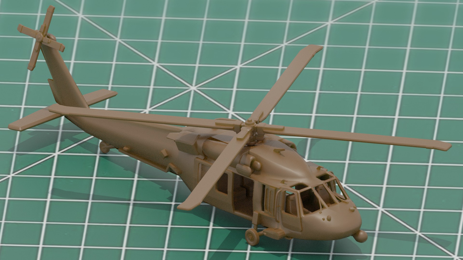 UH60 Blackhawk 1:72 Scale