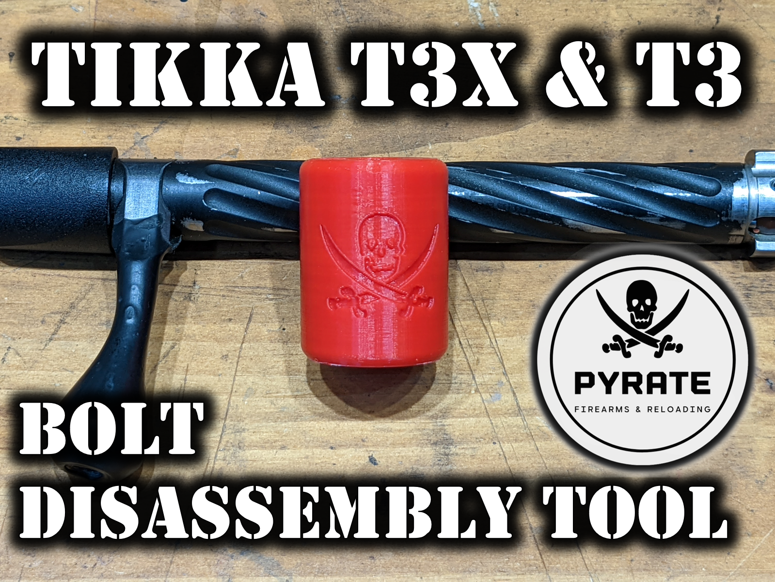Tikka T3x & T3 Bolt Disassembly Tool