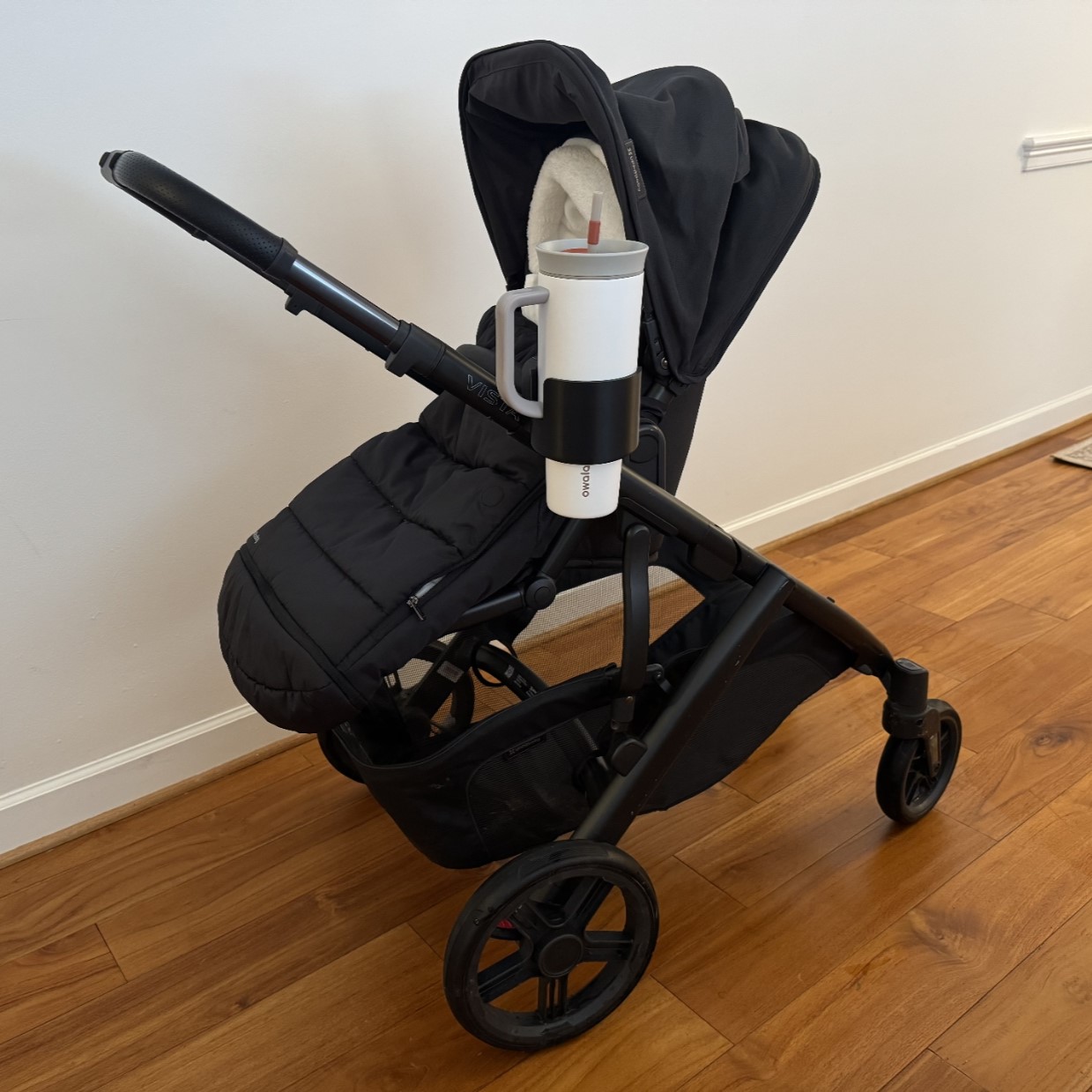Cup Holder for UPPAbaby Vista V3 – Fits Owala 40oz Tumbler – Heavy Duty PETG – Right or Left Side Mount – Official Jake Ward Design